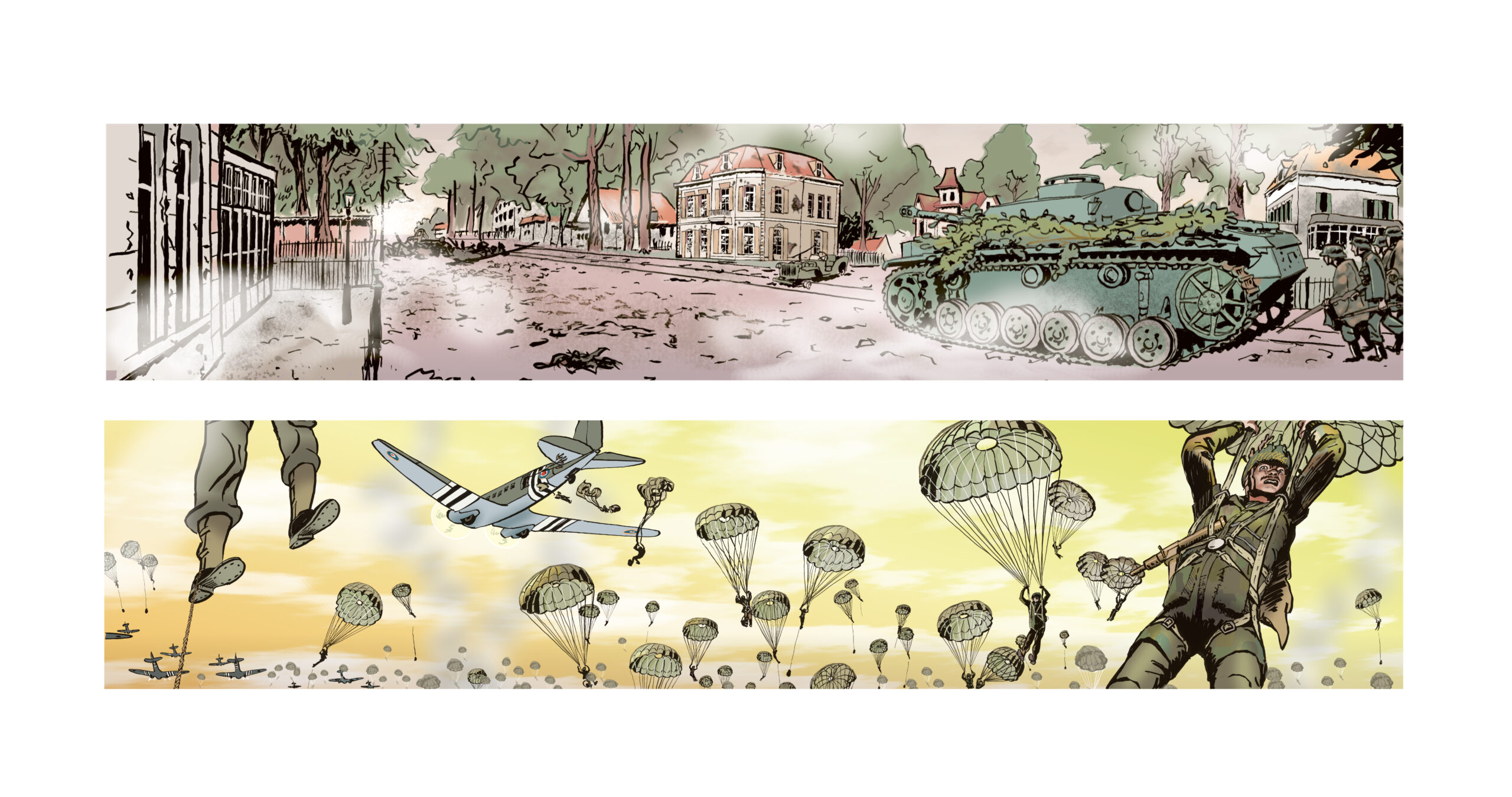 Twee Posters Slag om Arnhem