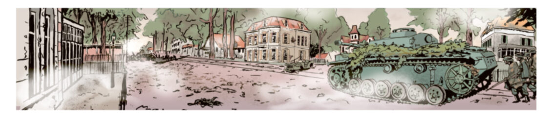 Poster Utrechtseweg Oosterbeek, Slag om Arnhem